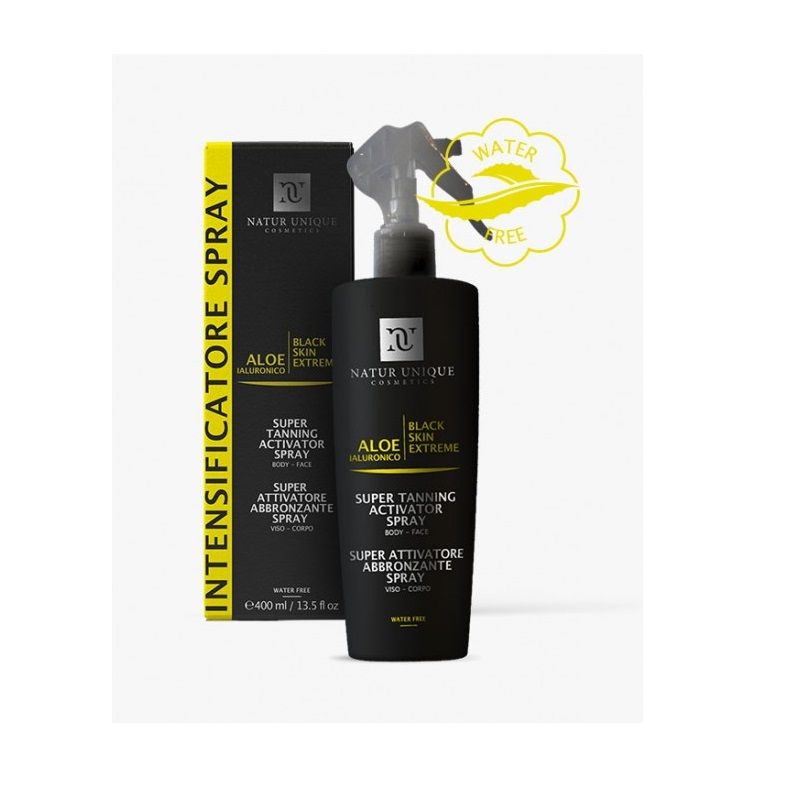 Natur Unique SUN72 Black Skin Extreme Super attivatore abbronzante spray 400ml-1
