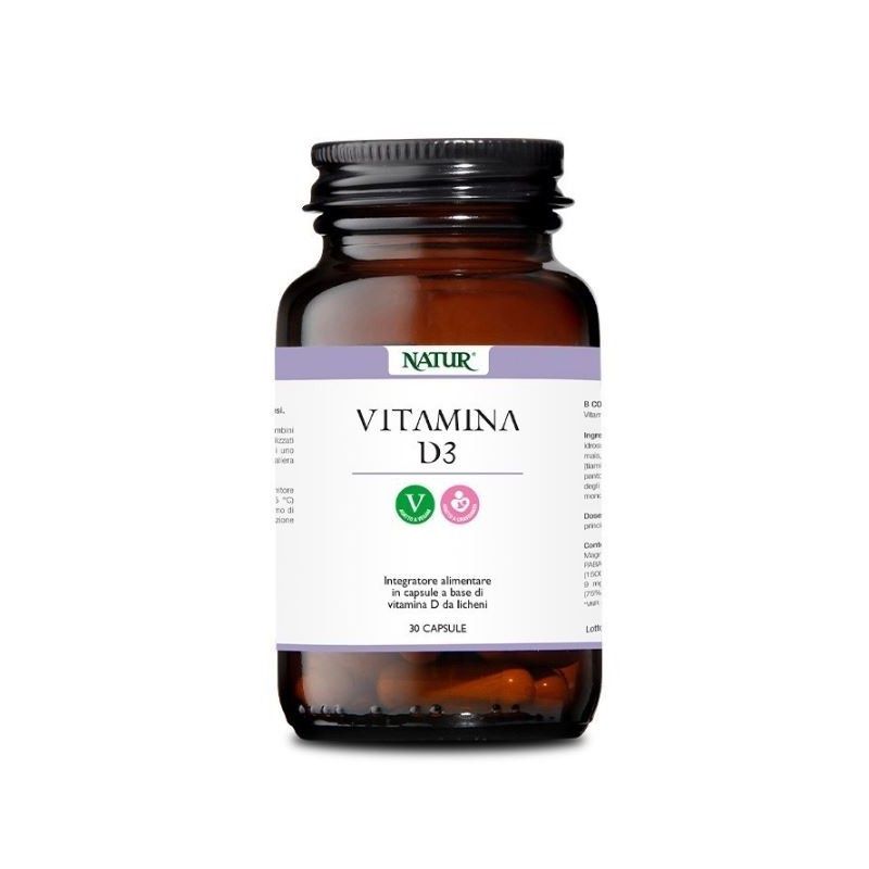 Natur Vitamina D3 integratore vitaminico 30 capsule-1
