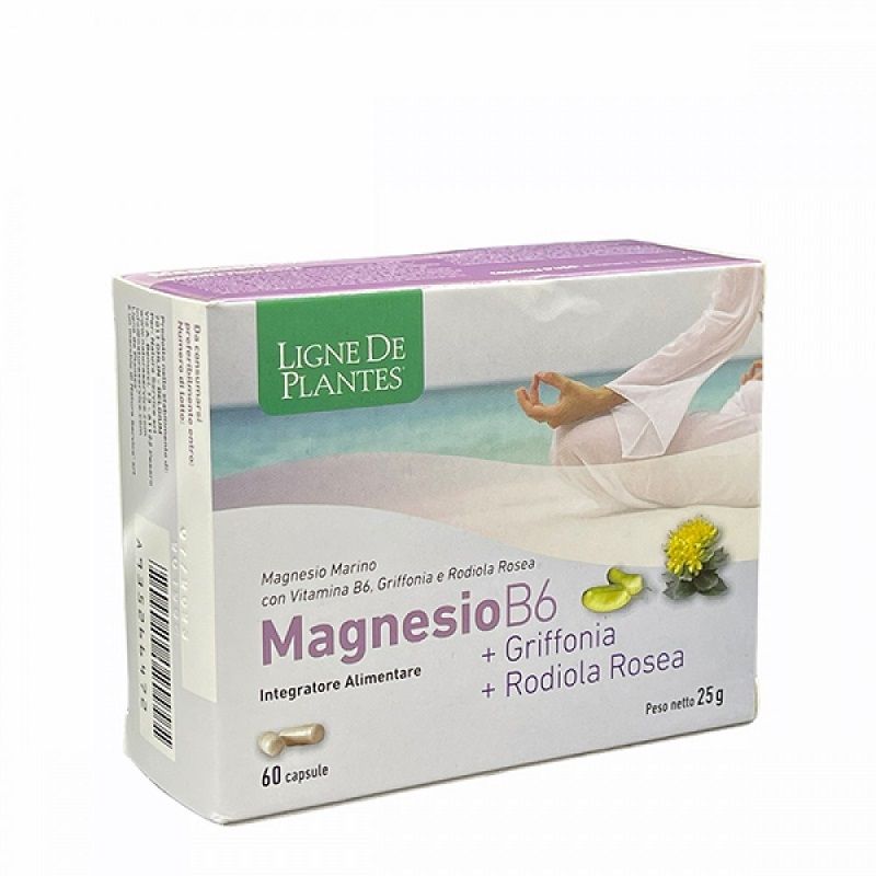 Natura Service Magnesio B6 + Griffonia + Radiola riduce la stanchezza e l'affaticamento 60 capsule-1