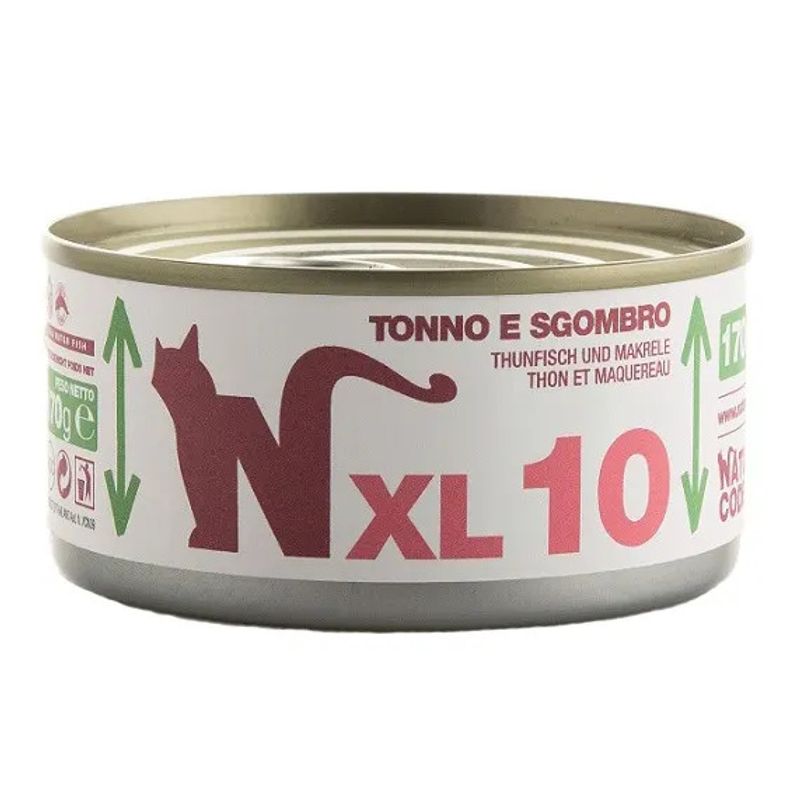 Natural Code XL10 Cibo Umido Per Gatti Adulti Tonno e Sgombro 170g-1