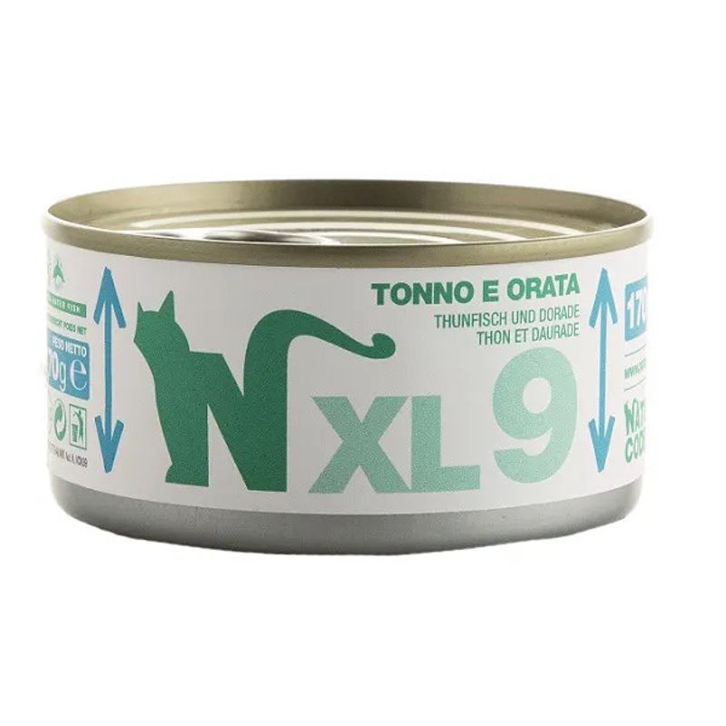 Natural Code XL9 Cibo Umido Per Gatti Adulti Tonno e Orata 170g-1