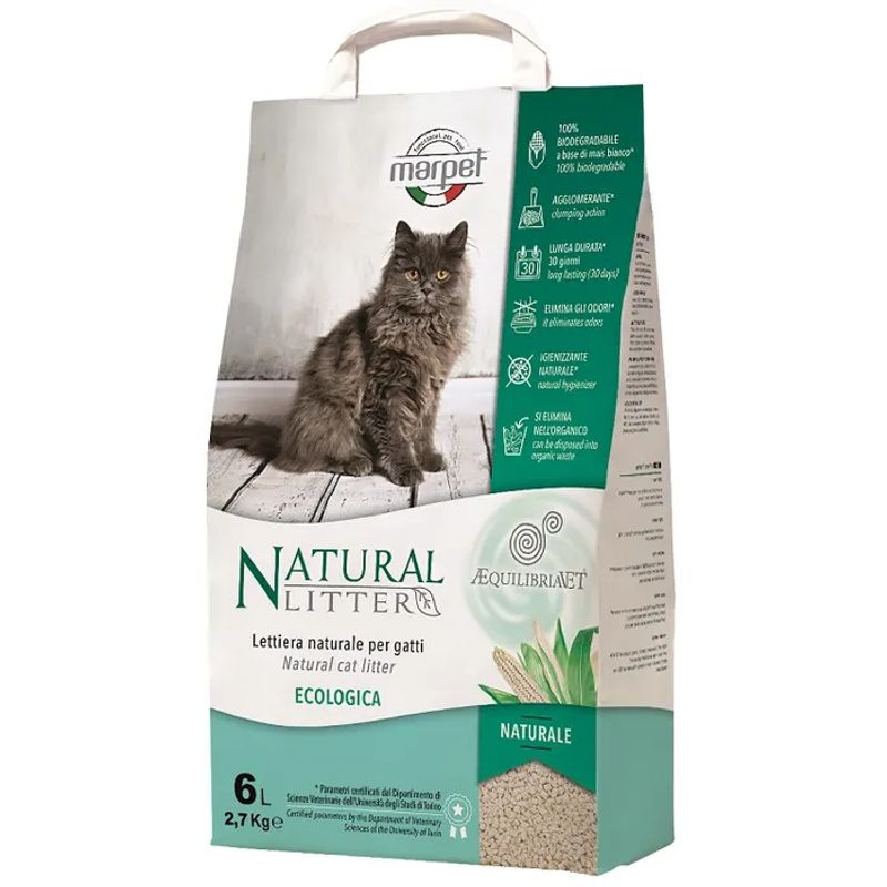 Marpet Natural Litter Lettiera Per Gatti Profumazione Naturale 6 Litri-1