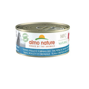 Almo Nature HFC Natural Tonno Pollo e Formaggio alimento umido per gatti adulti 150g-1