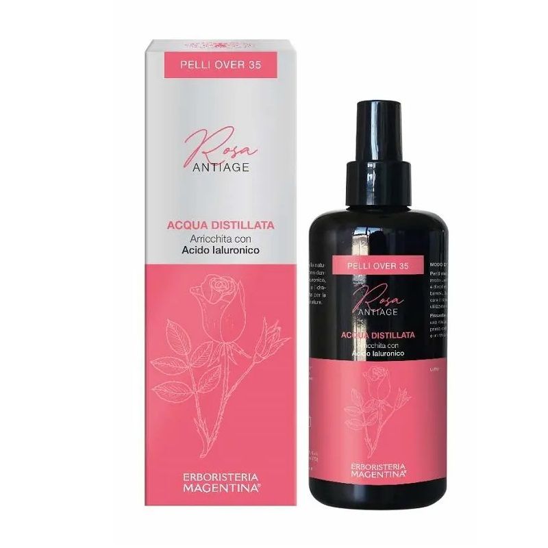 Erboristeria Magentina Rosa Antiage acqua distillata antiage 200ml-1