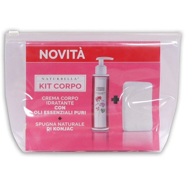 Naturbella Kit Crema Corpo Idratante + Spugna Konjac-1