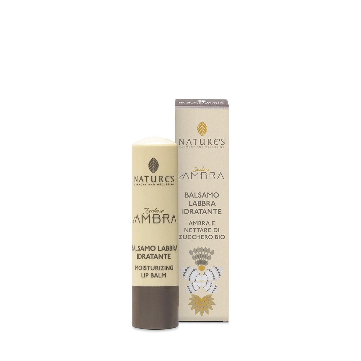 Nature's Balsamo Labbra Zucchero D' Ambra Edizione Limitata 5,7ml-1