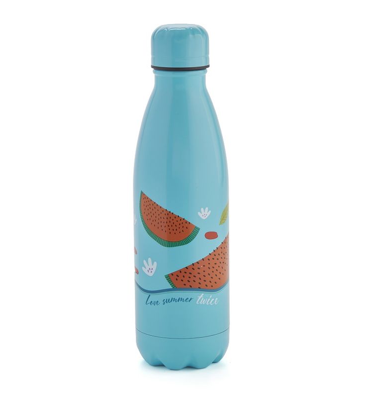Neavita Bottiglia Thermos in acciaio 4Ever Bottle colore azzurro 500ml-1