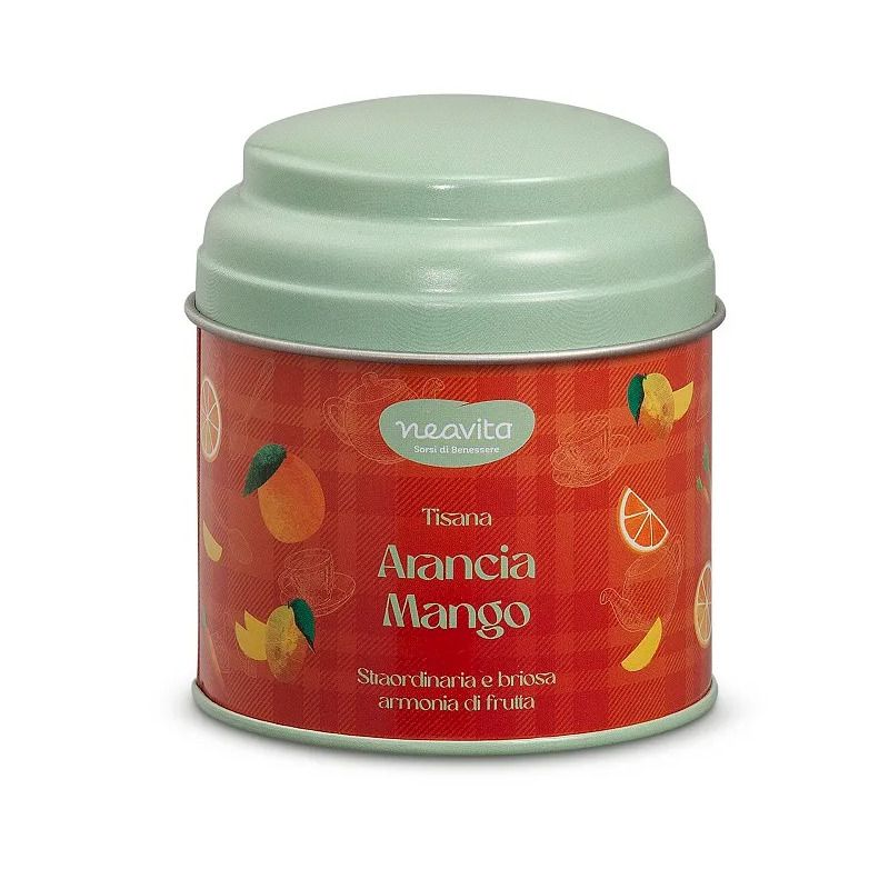 Neavita Infuso Arancio e Mango In Barattolino Happy Fruits Rosso-1