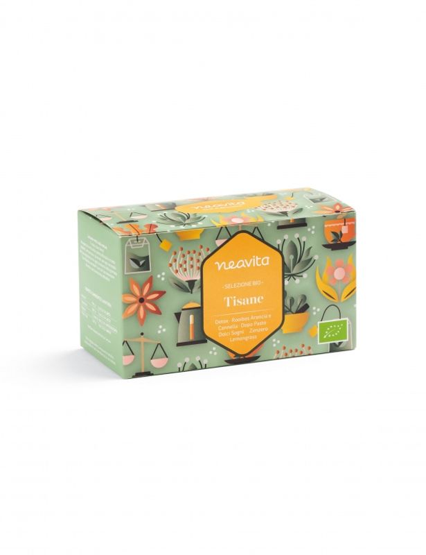 Neavita Selezione Bio Tisane 5 varietà 15 filtri-1