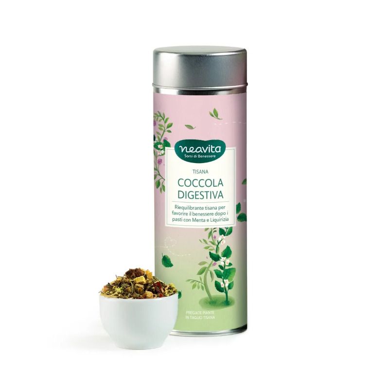 Neavita Tisana Coccola Digestiva Silver Tin 90g-1