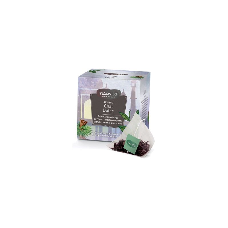 Neavita tè nero Chai Dolce 15 filtri scrigno-1