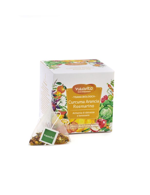 Neavita Tisana Biologica Curcuma Arancia e Rosmarino 15 filtroscrigno-1