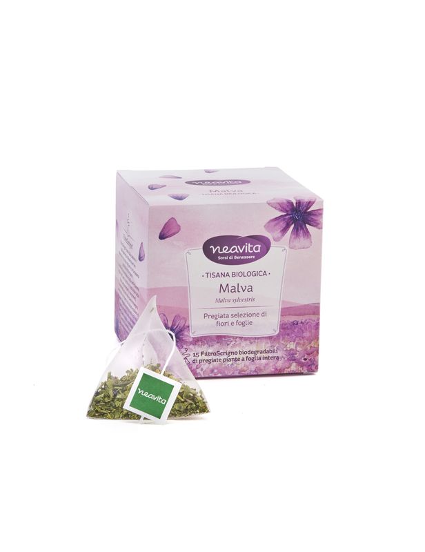 Neavita Tisana Biologica Malva 15 filtro scrigno-1