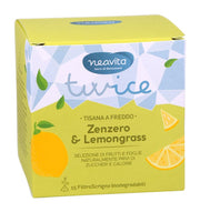 Neavita Twice Tisana Zenzero e Lemongrass 15 Filtri scrigno biodegradabili-1