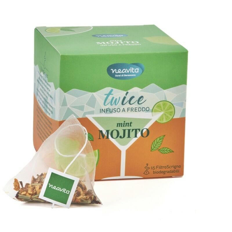 Neavita Twice Infuso a Freddo Mint Mojito 15 filtri biodegradabili-1