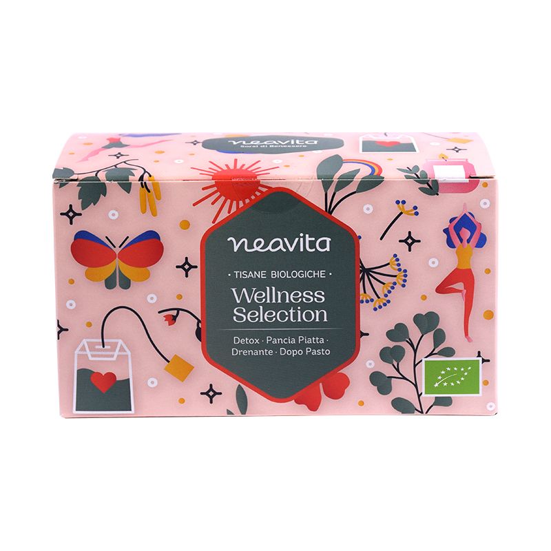 Neavita Tisane Biologiche Wellness Selection 4 varietà assortite Benessere 20 filtri-1
