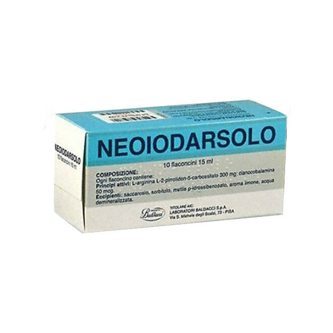 Neoiodarsolo ricostituete per convalescenza 10 Flaconcini 15ml-2