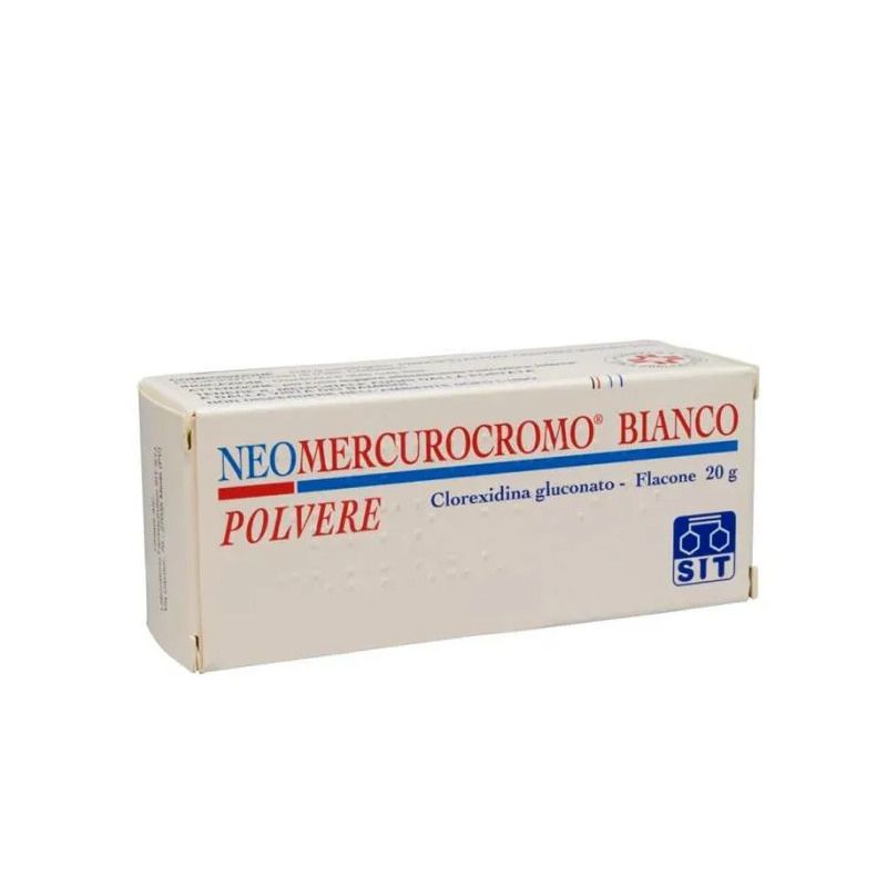Neomercurocromo Bianco In Polvere Flacone 20g-1