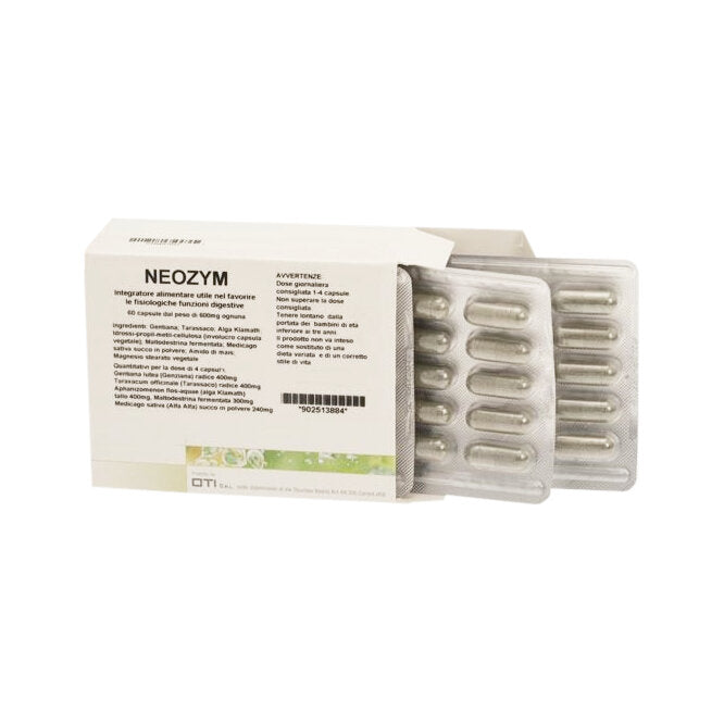 Oti Neozym integratore alimentare utile per la funzionalità digestiva 60 capsule-2