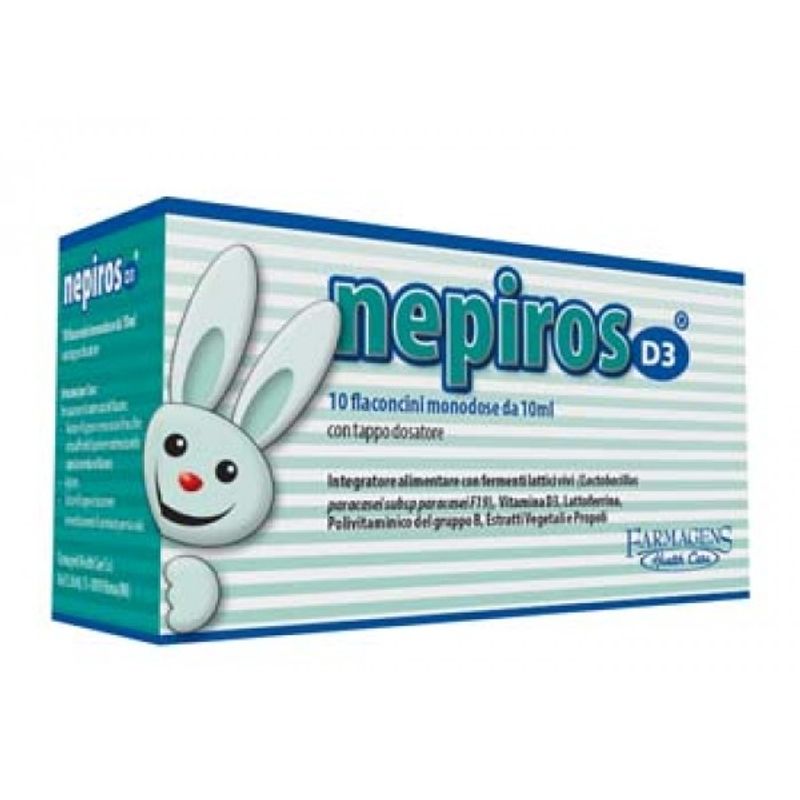 Nepiros D3 Integratore di fermenti lattici 10 flaconi da 10ml-1