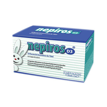 Nepiros D3 Integratore di fermenti lattici 10 flaconi da 10ml-2