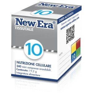New Era tissutale 10 contro l'acidosi 240 granuli orosolubili-2