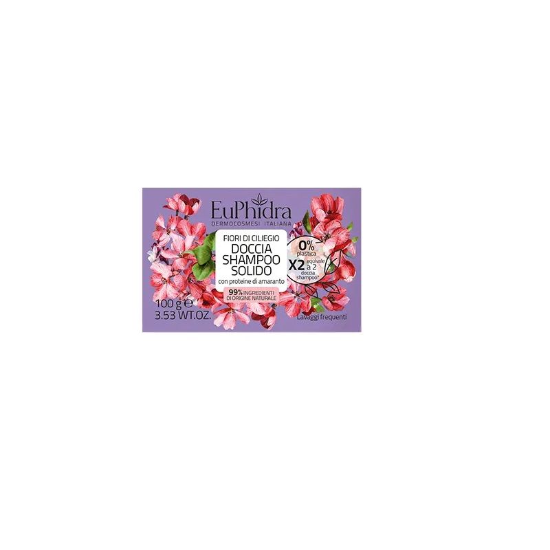 Euphidra Fiori di Ciliegio doccia shampoo solido 100g-1