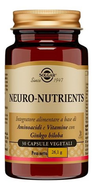 Solgar Neuro-Nutrients integratore alimentare 30 capsule vegetali-1