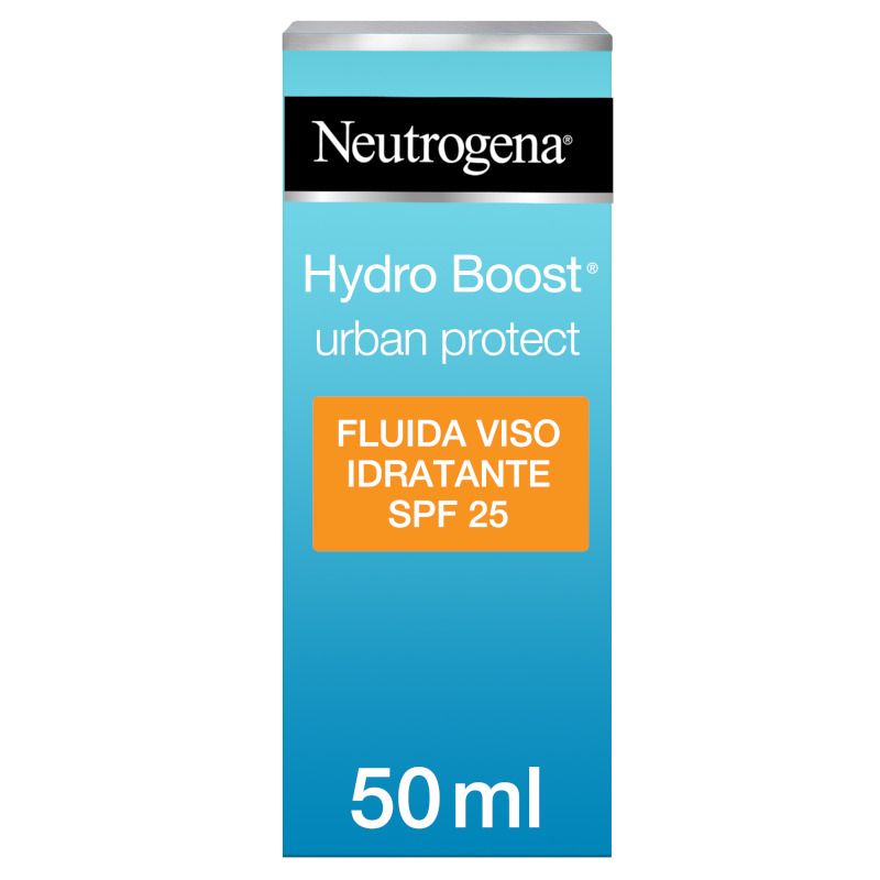 Neutrogena Hydro Boost Urban protect Fluido Viso Idratante SPF25 protezione solare 50ml-1