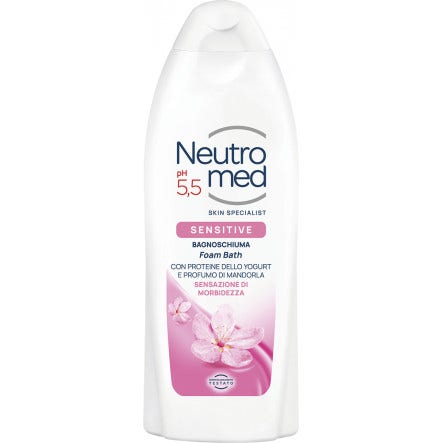 Neutromed Bagnoschiuma Sensitive Con Yogurt E Profumo di Mandorla 600 ml-1