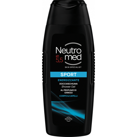 Neutromed Docciaschiuma Sport Uomo Energizzante Corpo Capelli 250 ml-1
