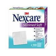 Nexcare Sterimed Soft Garza Compressa Tessuto Non Tessuto Sterile Multilingual 10x10m 100 Pezzi-1
