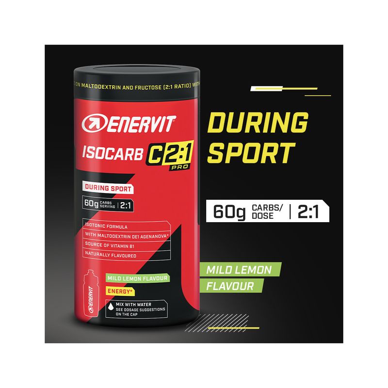 Enervit Sport Isocarb 2:1 polvere gusto limone 650g-2