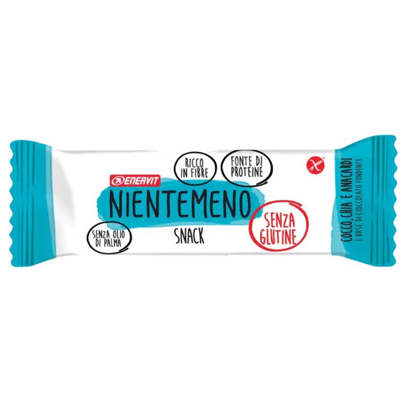 Nientemeno barretta senza glutine gusto cocco chia e anacardi 3x23g-2
