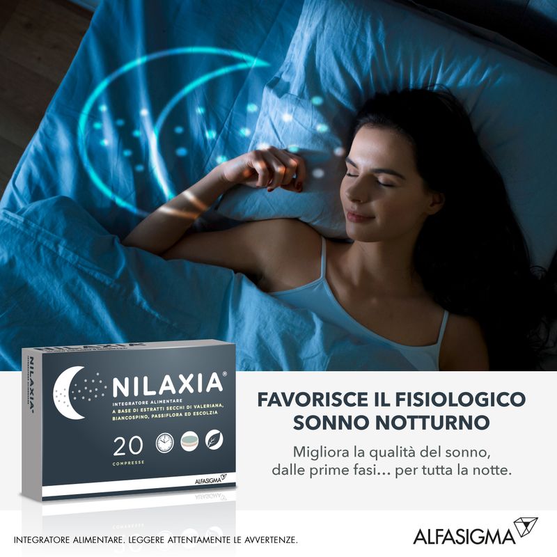 Nilaxia per un fisiologico sonno notturno 20 compresse-5