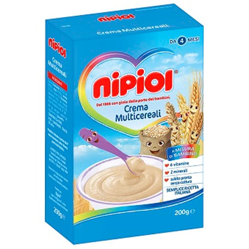 Nipiol Crema Multicereali 200g 4Mesi+-1