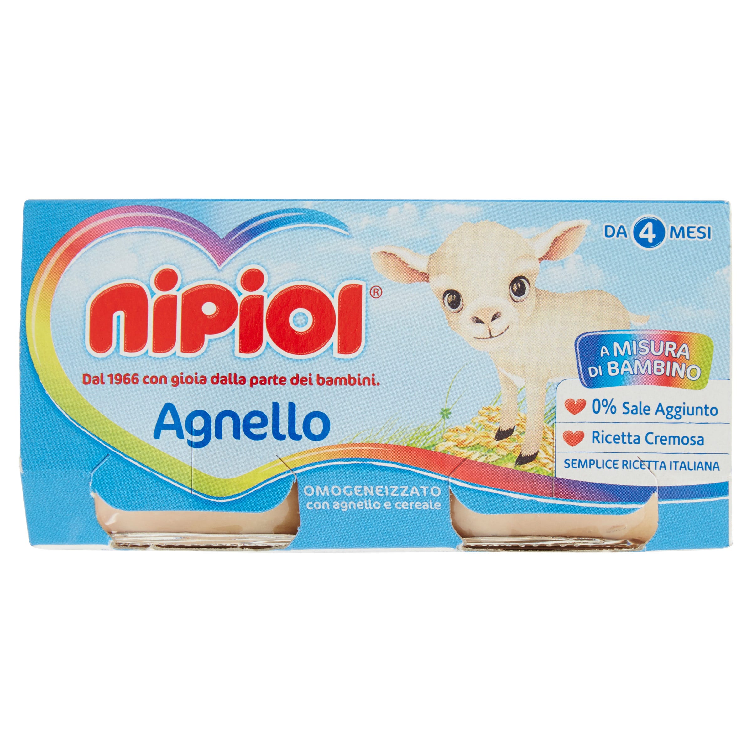 Nipiol Omogeneizzato Agnello 2x80g-1
