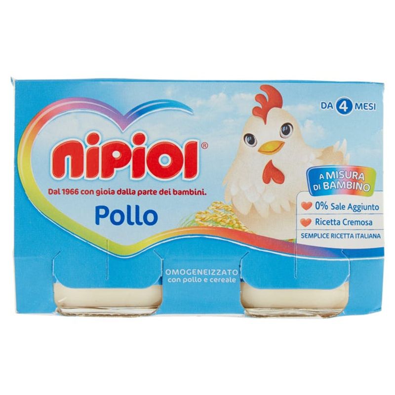 Nipiol Omogeneizzato Pollo 2x120g-1