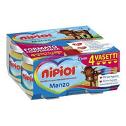 Nipiol omogeneizzato gusto manzo 4 mesi+ 4x120g-1