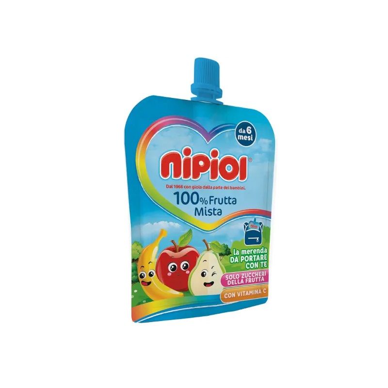 Nipiol Purea di Frutta pouch gusto frutta mista 85g-1