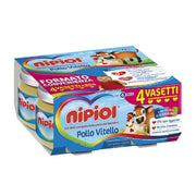 Nipol Omogeneizzato Pollo/Vitello 4x80g 4Mesi+-1
