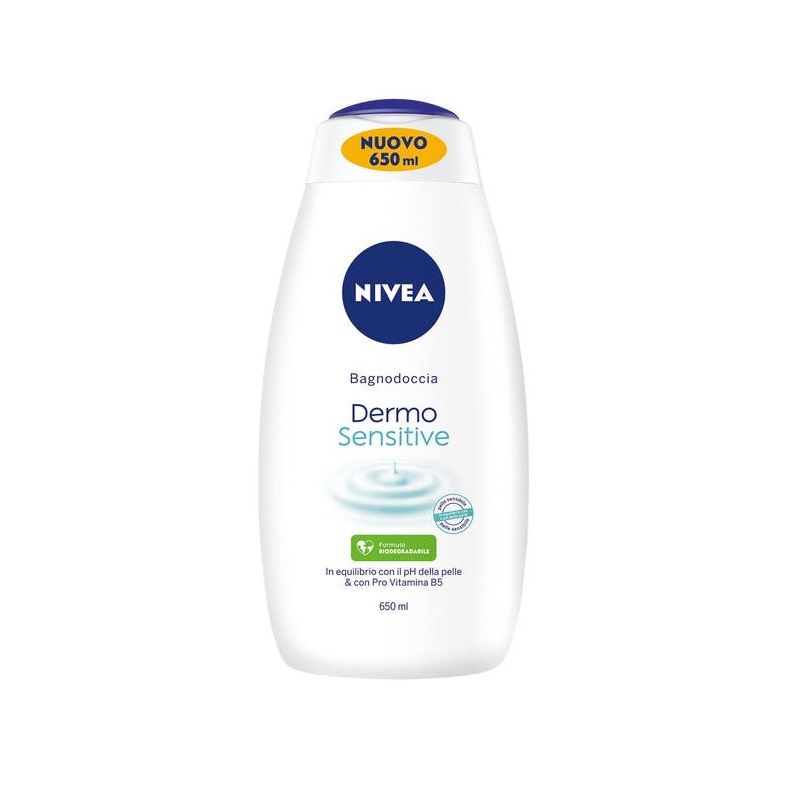 Nivea Bagnodoccia Dermo Sensitive 650ml-1