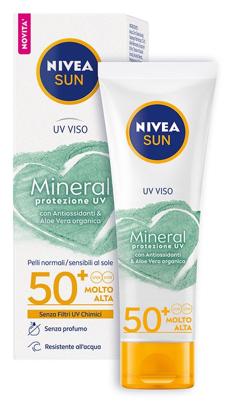Nivea Sun UV Mineral SPF50+ crema viso solare 50ml-1