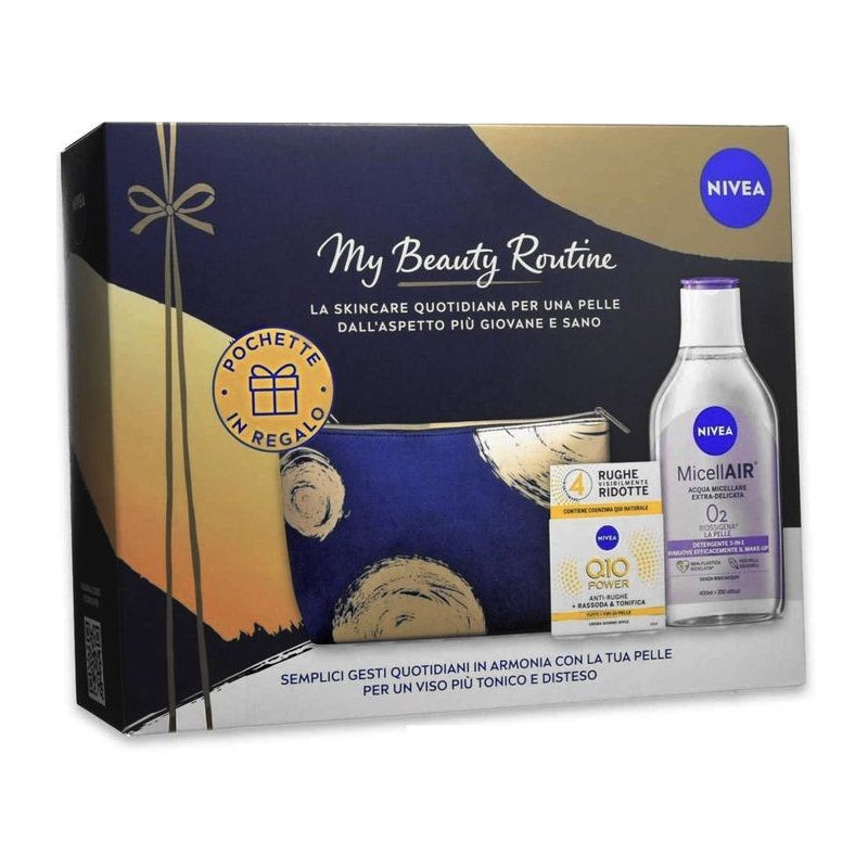 Nivea Cofanetto Crema Viso Q10 50ml + Acqua Micellare 400ml-1