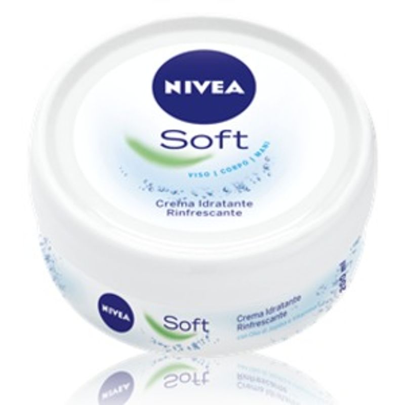 Nivea Soft 200ml Crema Idratante Corpo Viso Mani Multiuso Con Vitamina E E Olio Di Jojoba-1