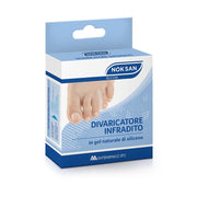 Noksan Divaricatore Infradito in gel naturale di silicone 2 pezzi-1