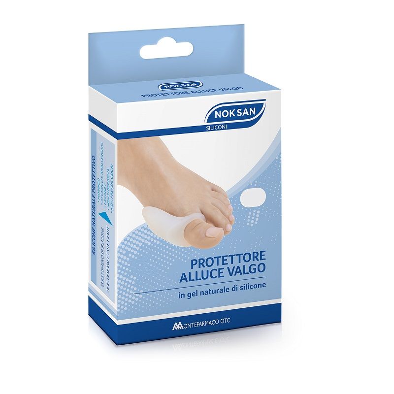 Noksan Protettore Alluce Valgo in gel naturale di silicone Tg L/XL da 1 pezzo-1