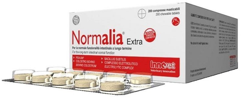 Normalia Extra Mangime Complementare Per Cani E Gatti 200 Compresse Masticabili-1