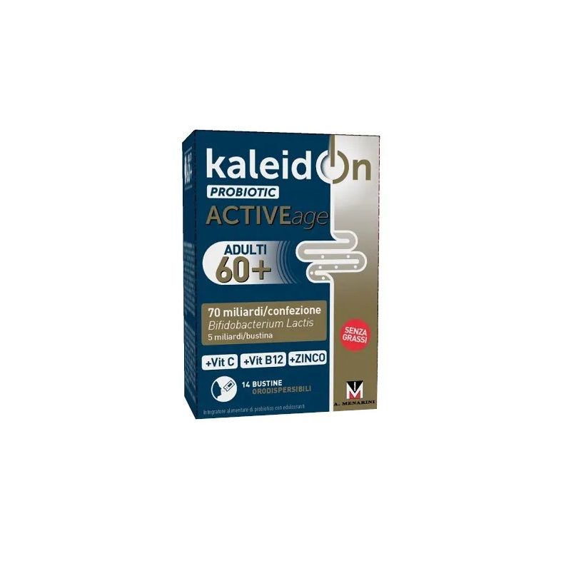 Kaleidon Probiotic Active Age 60+ Adulti integratore di fermenti lattici 14 bustine-1