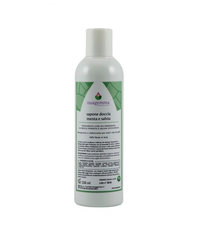 Nuagemma Sapone doccia Menta e Salvia 250ml-1